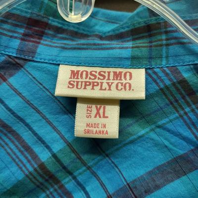 MOSSIMO SUPPLY WOMENS XL BUTTON UP FLANNEL SHIRT