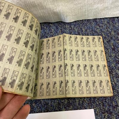 War coupons for mileage and rations