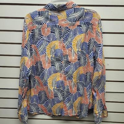 STYLUS WOMENS SZ XL BUTTON UP BLOUSE