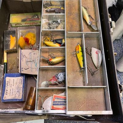 Tackle box and contents