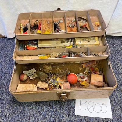 Tackle box and contents