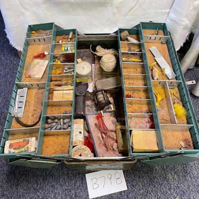 Tackle box & contents