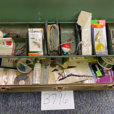 Tackle box and contents