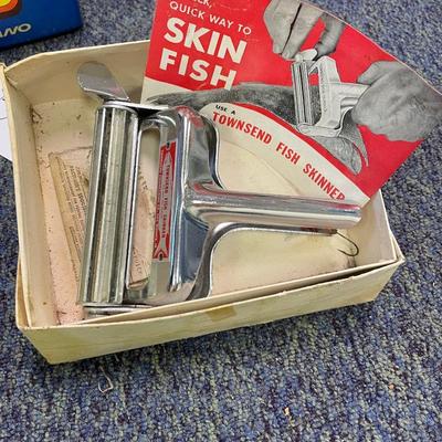 Plano box and fish scaler