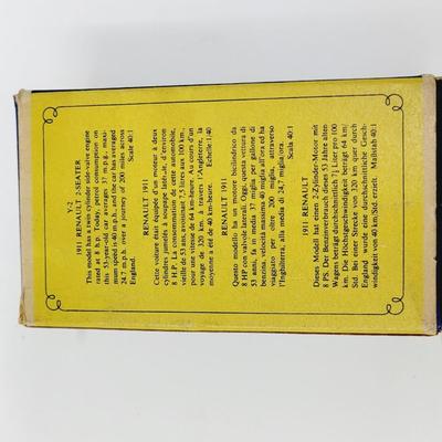 1960s MATCH BOX 1911 RENAULT