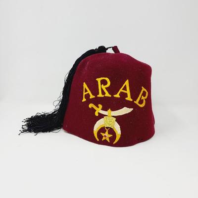 VINTAGE AUTHENTIC ANSAR ARAB SHRINERS HAT