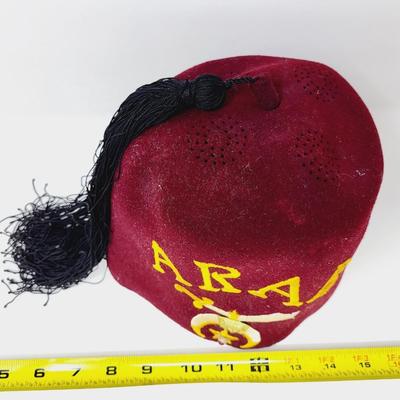 VINTAGE AUTHENTIC ANSAR ARAB SHRINERS HAT