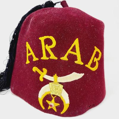 VINTAGE AUTHENTIC ANSAR ARAB SHRINERS HAT