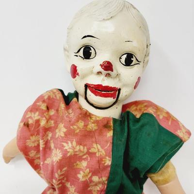 VINTAGE VENTRILOQUIST CLOWN DOLL