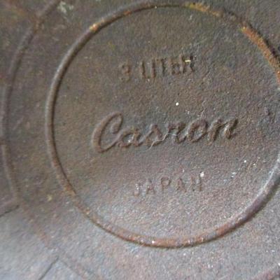 Cast Iron Casron Japan Pot