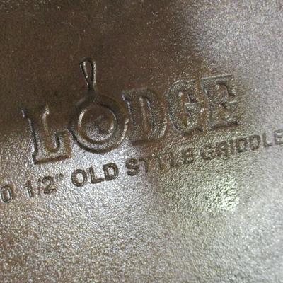 Cast Iron Lodge 10 1/2 Old Style Griddle