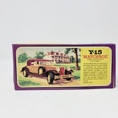 1960s MATCH BOX 1930s PACKARD VICTORIA