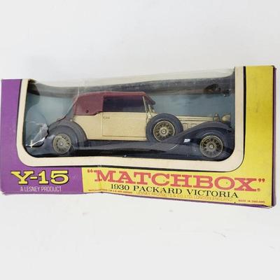 1960s MATCH BOX 1930s PACKARD VICTORIA