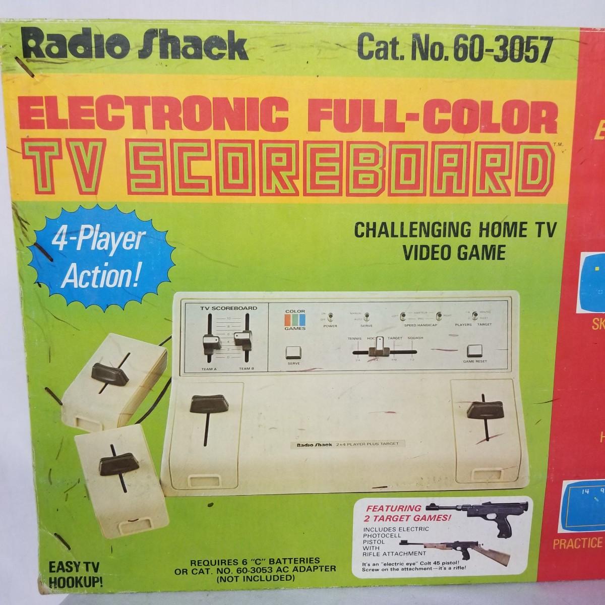 Vintage Radio Shack TV Scoreboard Game (GJS)