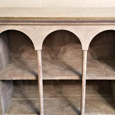 Lot #69  Wooden Curio with 3 Shelves