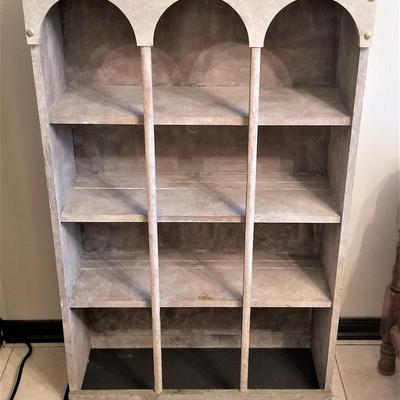 Lot #69  Wooden Curio with 3 Shelves