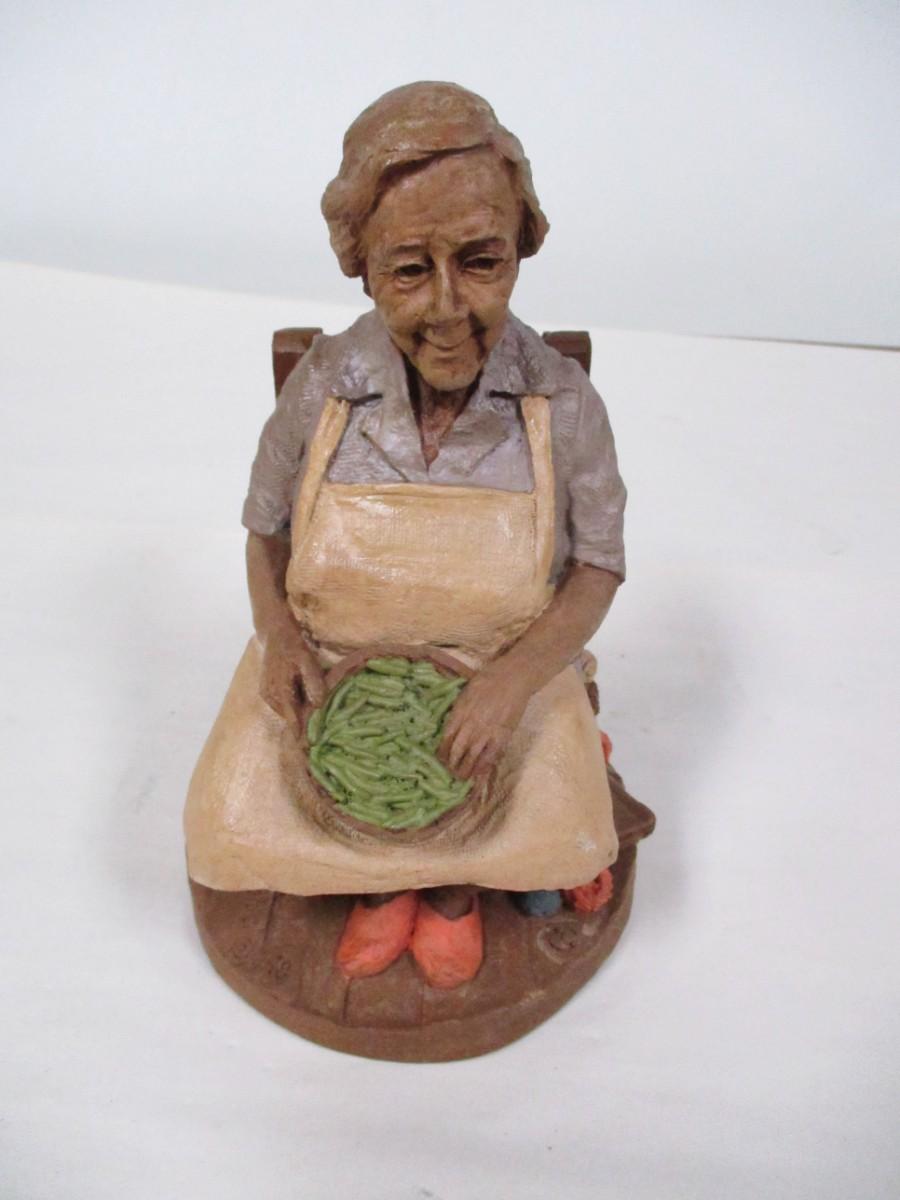 Tom Clark Gnome Grandma Snapping Beans