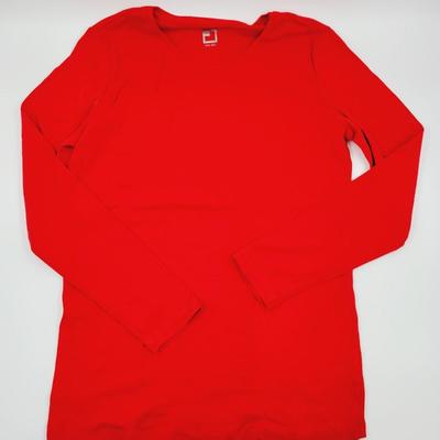 WOMEN'S XL PETITE LONG SLEEVE RED TOPS LOT