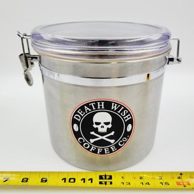 STAINLESS STEEL COFFEE CANISTER