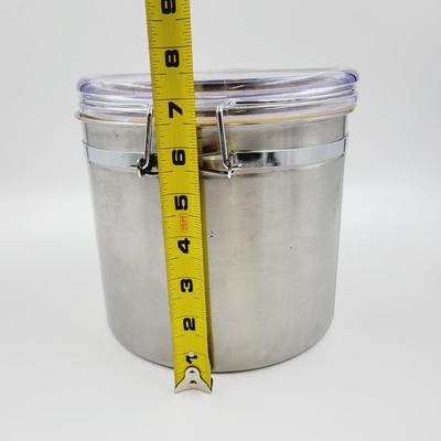 STAINLESS STEEL COFFEE CANISTER