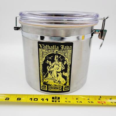 STAINLESS STEEL COFFEE CANISTER