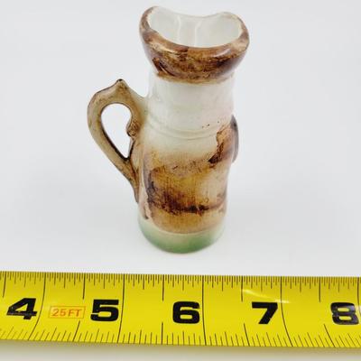 VINTAGE COLONIAL TAN COAT SMALL TOBY JUG