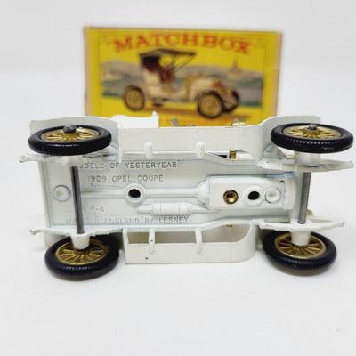 1960s MATCH BOX 1909 OPEL COUPE