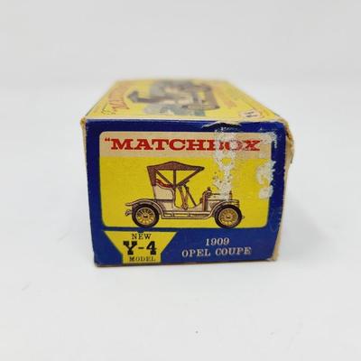 1960s MATCH BOX 1909 OPEL COUPE