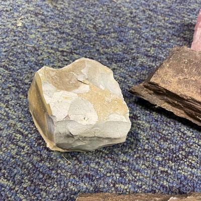 Rock assortment and identification book