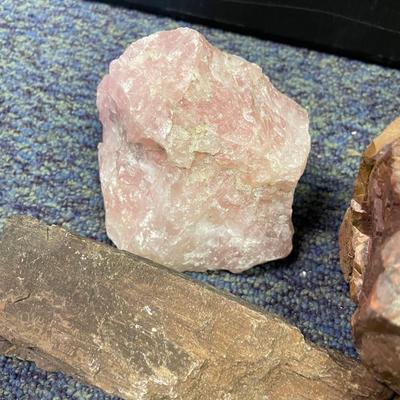 Rock assortment and identification book