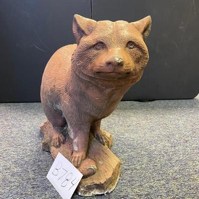 Concrete raccoon