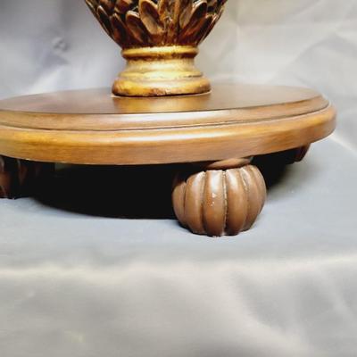 STUNNING FINE HAND PAINTED ORIENTAL ACCENT TABLE