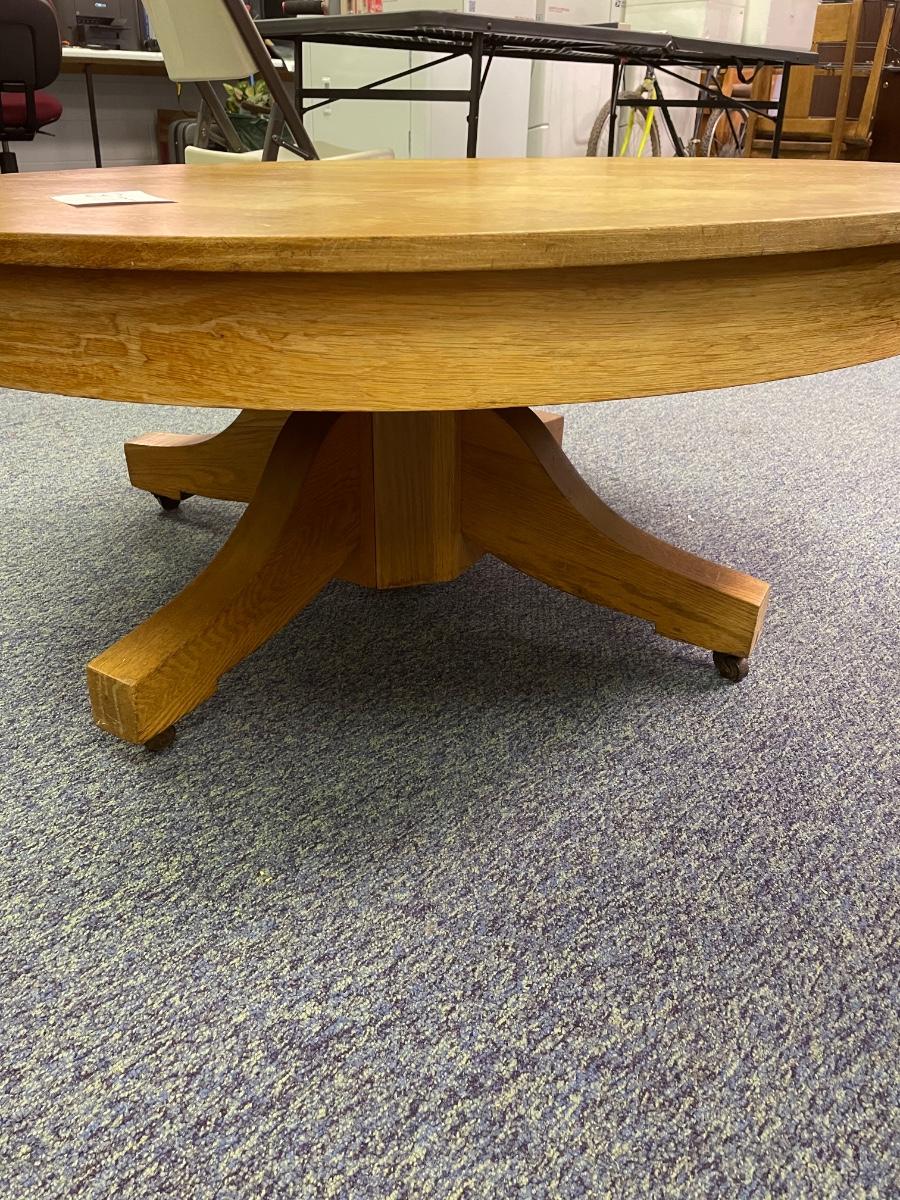 Large round coffee table
