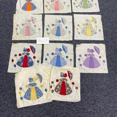 Sun Bonnet Girl Quilt Blocks