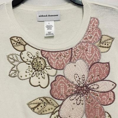 ALFRED DUNNER - WOMENâ€™S SWEATER - SIZE L