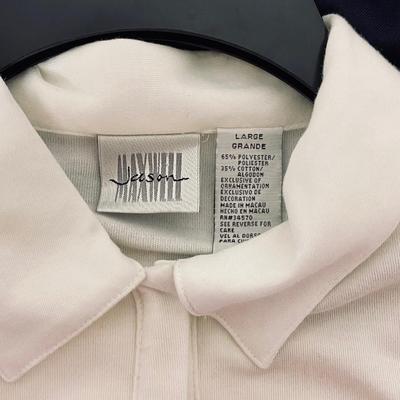 JASON MAXWELL - PERFECT FOR LABOR DAY WOMENâ€™S TOP - SIZE L