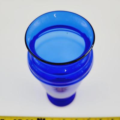 UNIQUE VINTAGE COBALT BLUE VASES LOT