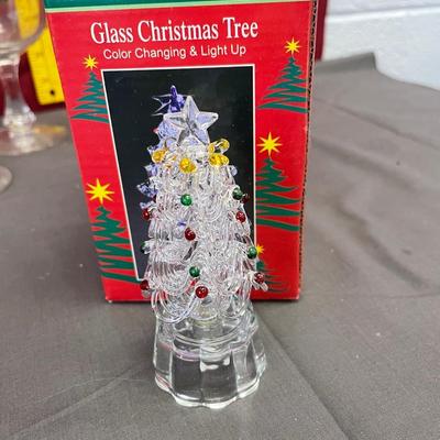 Christmas wine glasses