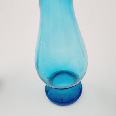 COOL BLUE VASE PITCHER BOTTLE LOT