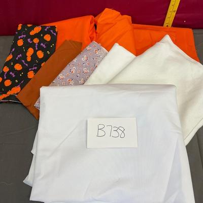 Orange material assortment