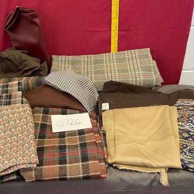 Brown material assortment