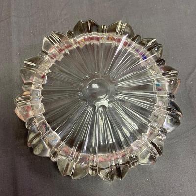 Trio of Glass Ashtrays