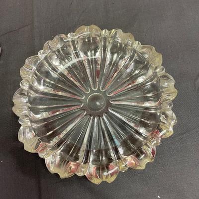 Trio of Glass Ashtrays