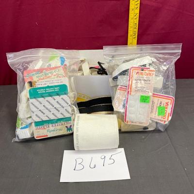 Bias tape, elastic, and velcro assortment