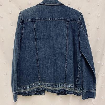 ALFRED DUNNER - WOMENâ€™S DENIM COORDINATES WITH CUTE DETAILS - SIZE 12