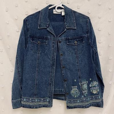 ALFRED DUNNER - WOMENâ€™S DENIM COORDINATES WITH CUTE DETAILS - SIZE 12