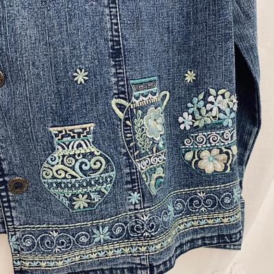ALFRED DUNNER - WOMENâ€™S DENIM COORDINATES WITH CUTE DETAILS - SIZE 12