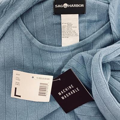 NWT - SAG HARBOR - LAYERED WOMENâ€™S TOP - SIZE L