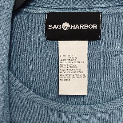 NWT - SAG HARBOR - LAYERED WOMENâ€™S TOP - SIZE L