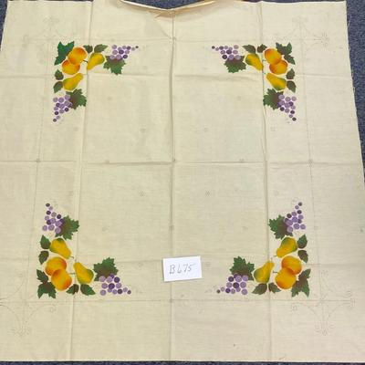 Tablecloth needs finished